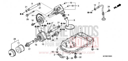 POMPE A HUILE/CARTER D'HUILE ST13002 de 2002